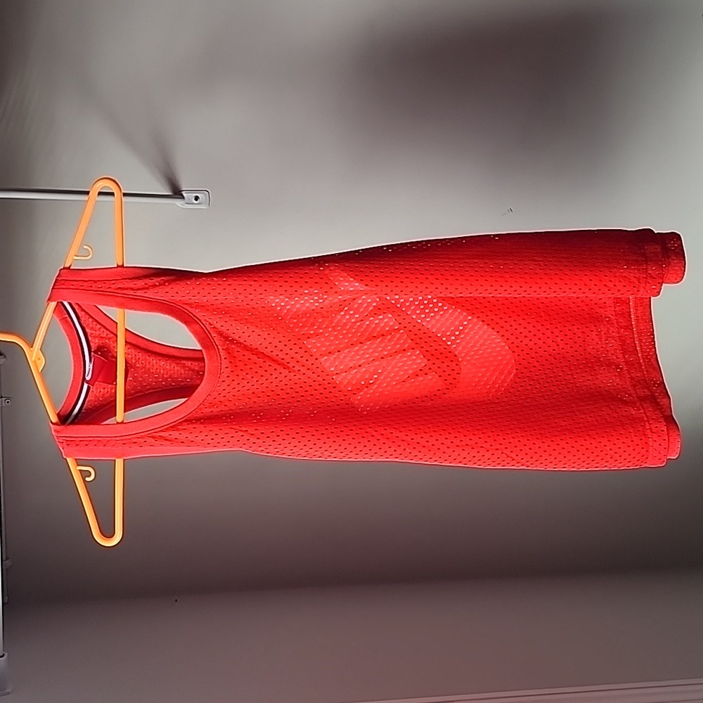 Nike  layered tanktop size medium, bright orange